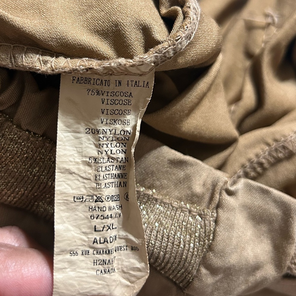 Bella Amore Tan Cargo Pants - Picture 5 of 5